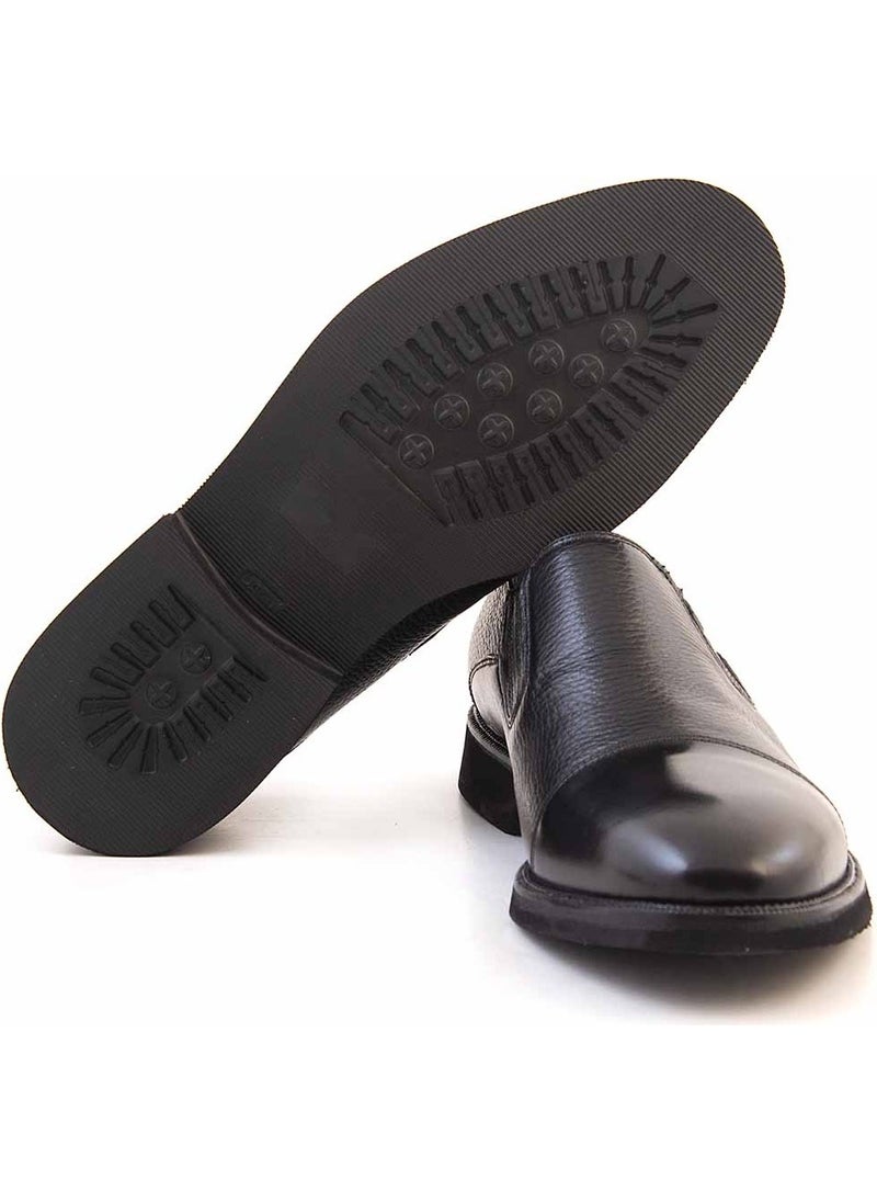 Kemal Tanca Gold Leather Laceless Men's Classic Shoes A3700-4  - Image 5