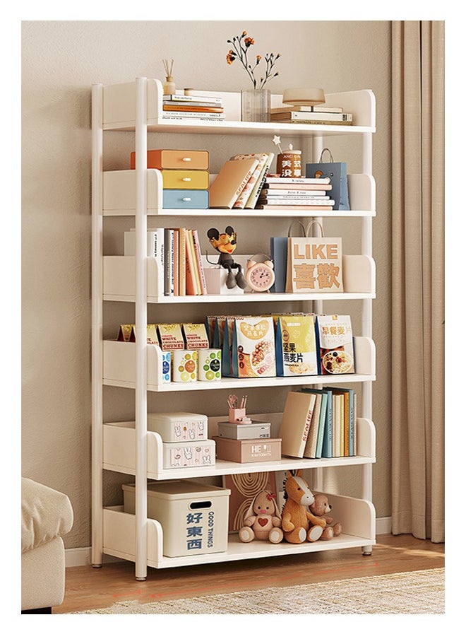 Six Layer Storage Bookshelf Multi Layer Floor Standing Storage Rack (83*24*170 cm)