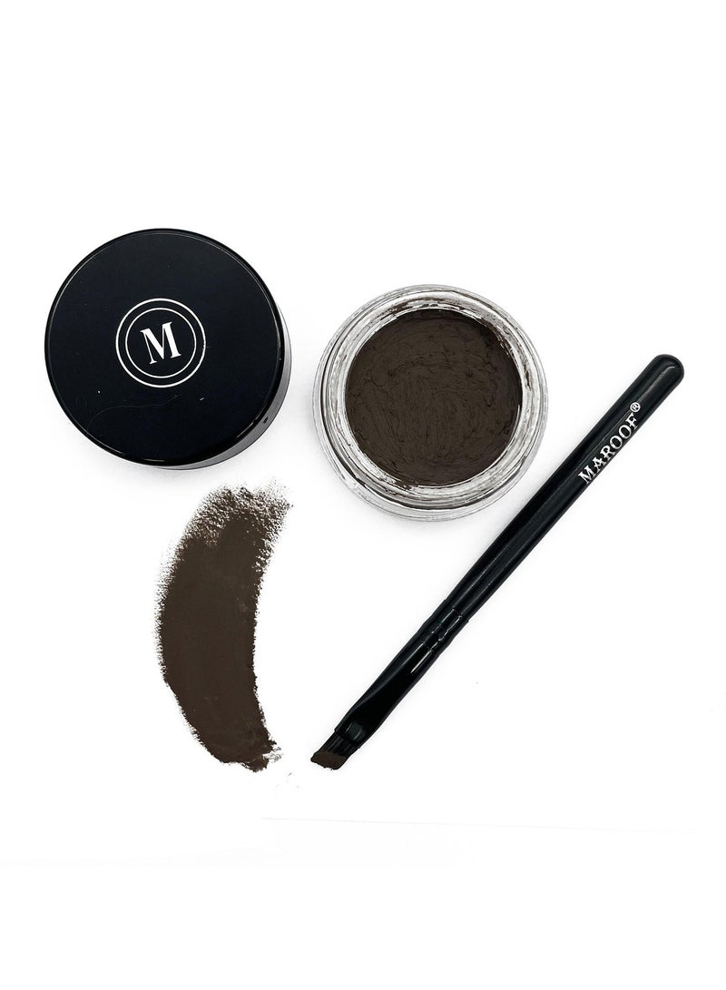 MAROOF yebrow Gel Set 2PCS – Art 03 | Black & Dark Brown | Long-Lasting Brow Makeup - Image 4