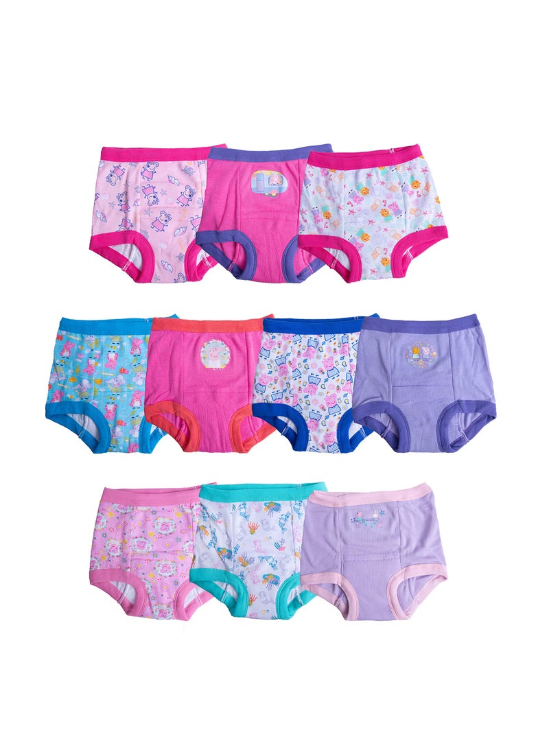 Peppa Pig Peppa Pig Unisex Baby Toddler Potty Starter Kit includes Stickers and Tracking Chart Sizes 18M, 2T, 3T and 4T, 10-Pack Training Pant  - Image 1