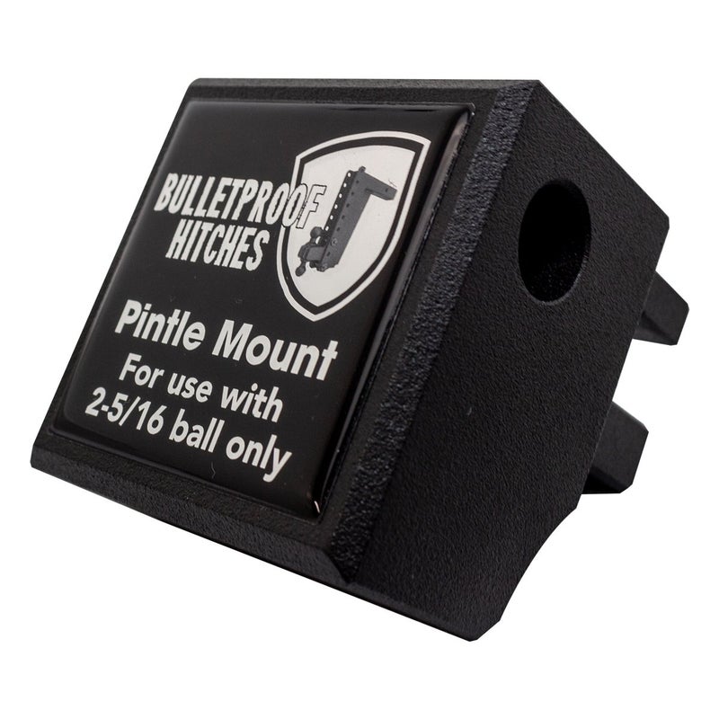 BulletProof Hitches Trailer Hitch Pintle Attachment Rated to 36000 Ibs Converts Dual Ball Into Pintle Hitch BulletProof Hitch Accessories