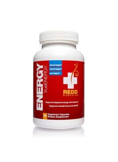 REDD REMEDIES , True Energy, Support for Focus, Stamina and Stress Relief, 50 Capsules  - Image 2