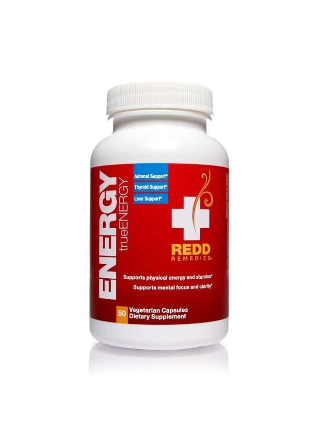 , True Energy, Support for Focus, Stamina and Stress Relief, 50 Capsules