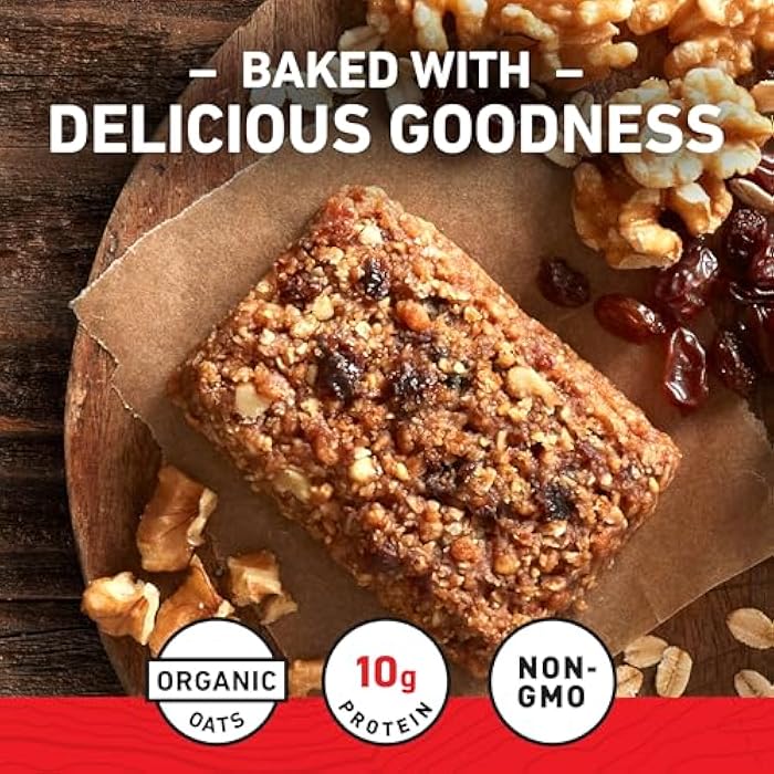 CLIF BAR - Energy Protein Bars - Oatmeal Raisin Walnut - Made with Organic Oats - Energy Bars - Non-GMO - (10 Pack) - Image 5