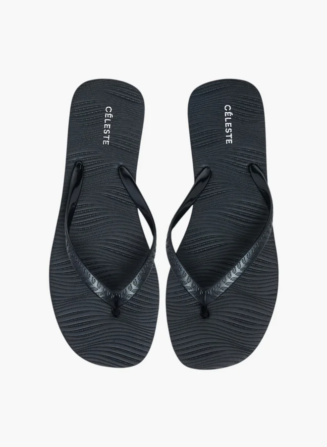 Celeste Women's Textured Thong Slippers