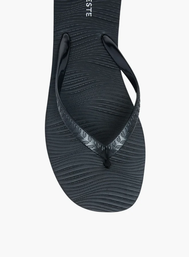 Celeste Women's Textured Thong Slippers