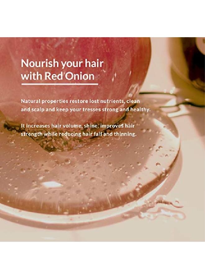 LOTUS BOTANICALS Red Onion Hair Revitalizer (Serum) | Volumising & Repairing | Mineral Oil Silicon & Chemical Free | All Hair Types | 100ml  - Image 4