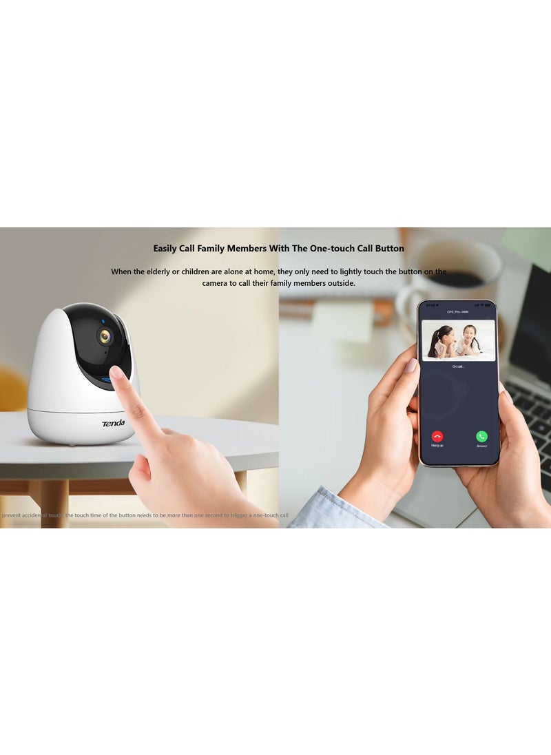Tenda - Camera CP3 PRO 2k (3mp) Indoor Wireless - Image 1