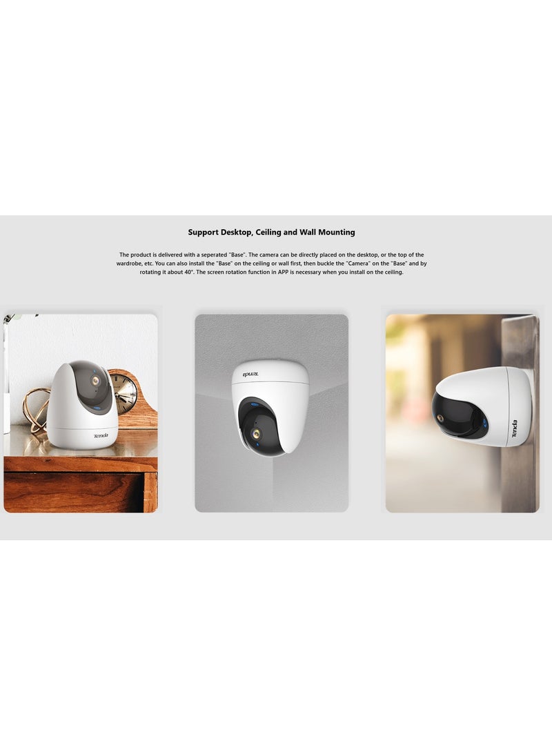 Tenda - Camera CP3 PRO 2k (3mp) Indoor Wireless - Image 1