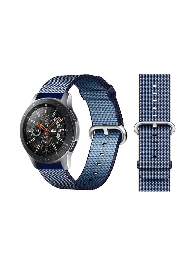 Perfii Woven Replacement Band For Samsung Galaxy Watch Midnight Blue