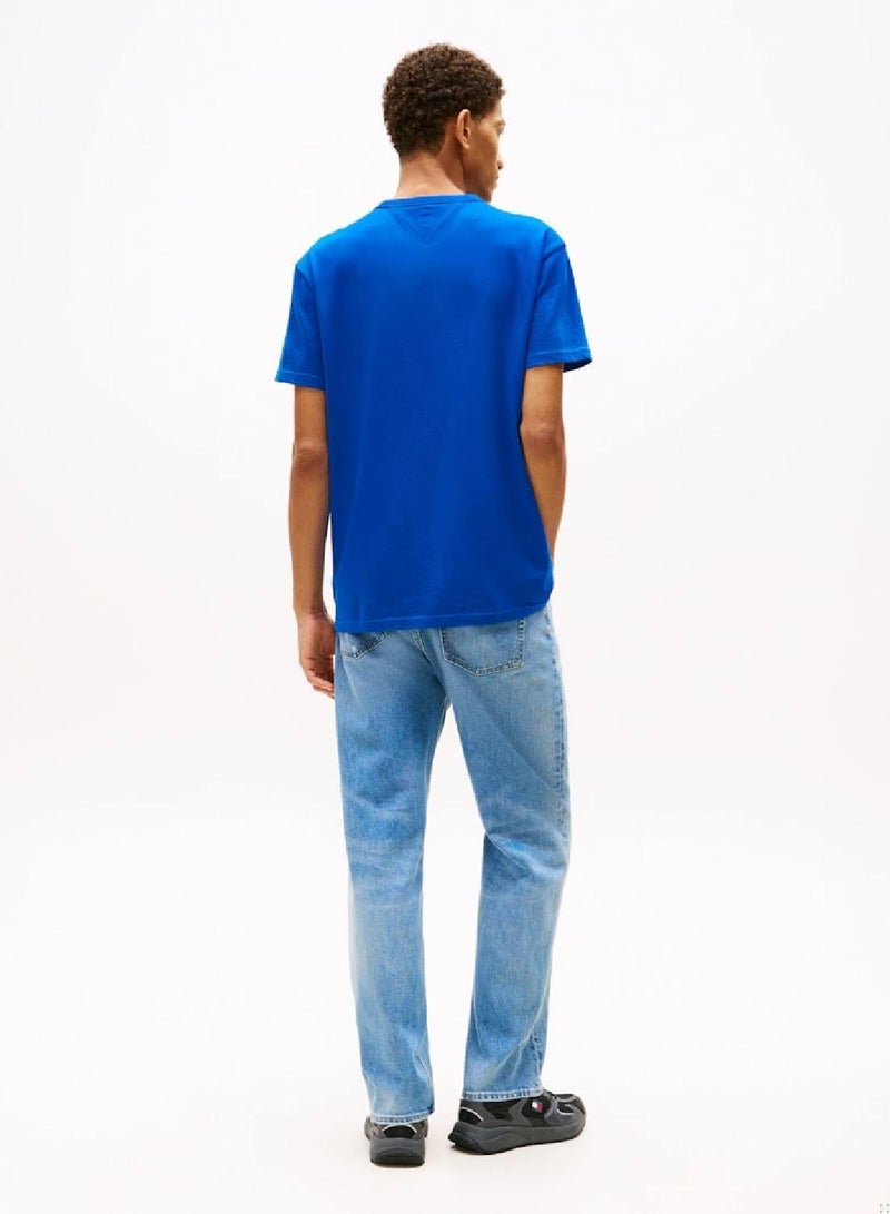 TOMMY JEANS Tonal Tommy Badge Crew Neck T-Shirt - Image 2