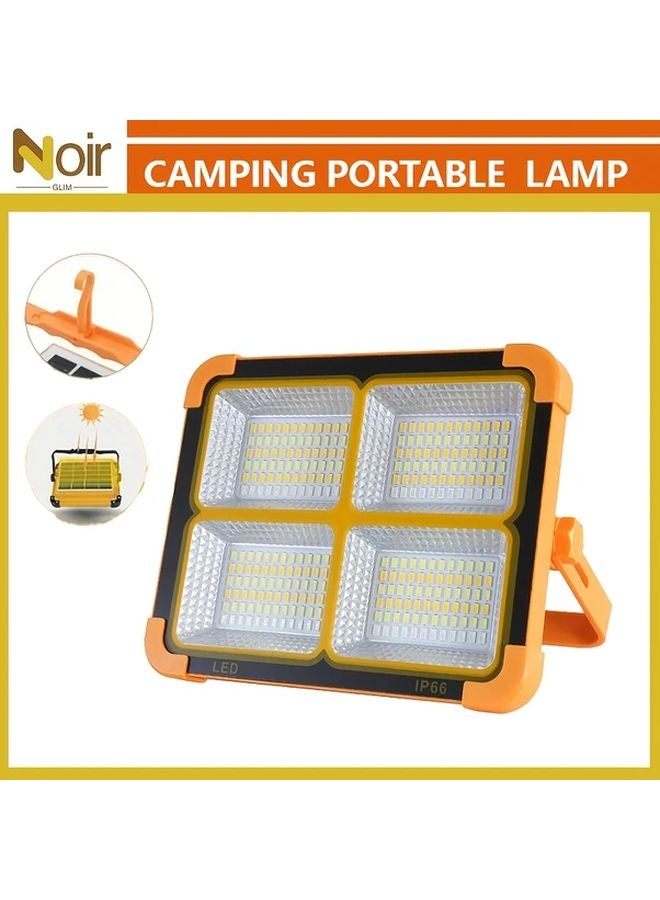 1pc Solar Rechargeable Work Lamp with Magnetic Base LED Display Outdoor Camping - Image 1