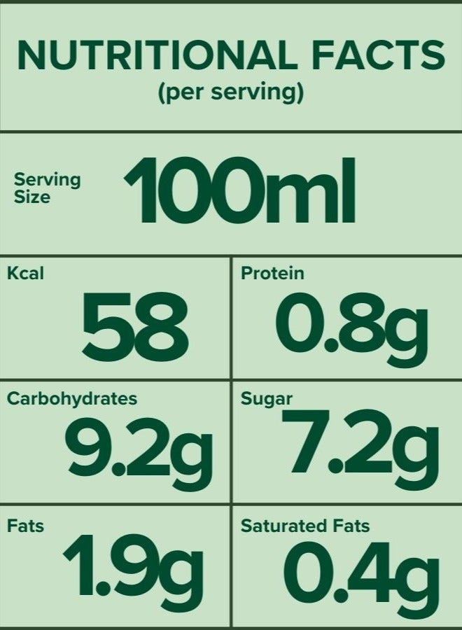 Bjorg Organic Almond Chocolate Milk 1L - Image 2