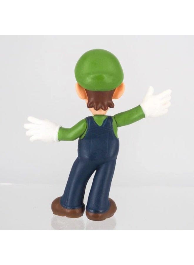MARIO BROS AUTHENTIC Nintendo LUIGI Figure in Collector's Box, 8 cm - Image 4