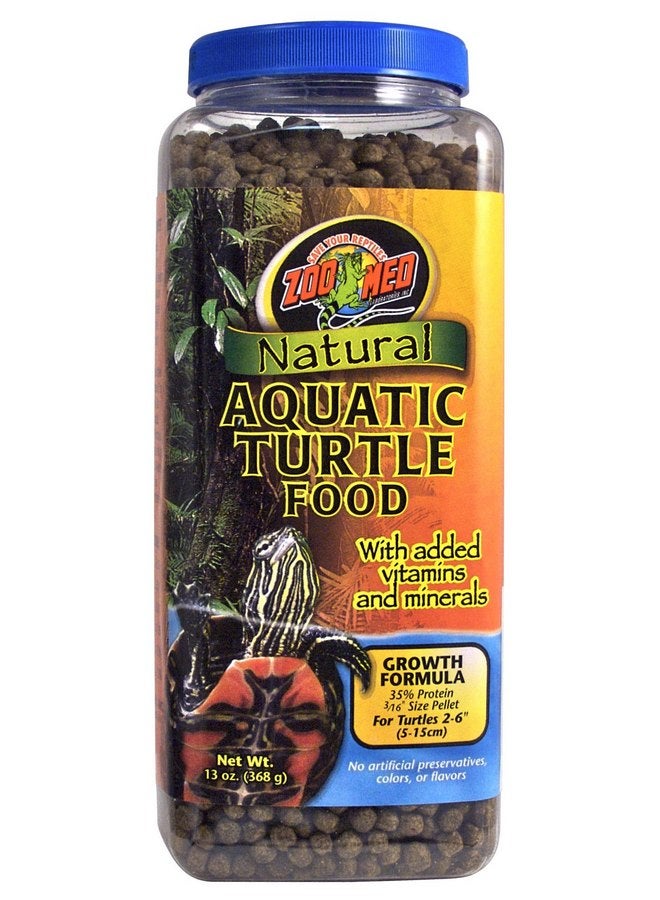 Zoo Med Aquatic Turtle Food Growth Formula 13 oz. - Image 2