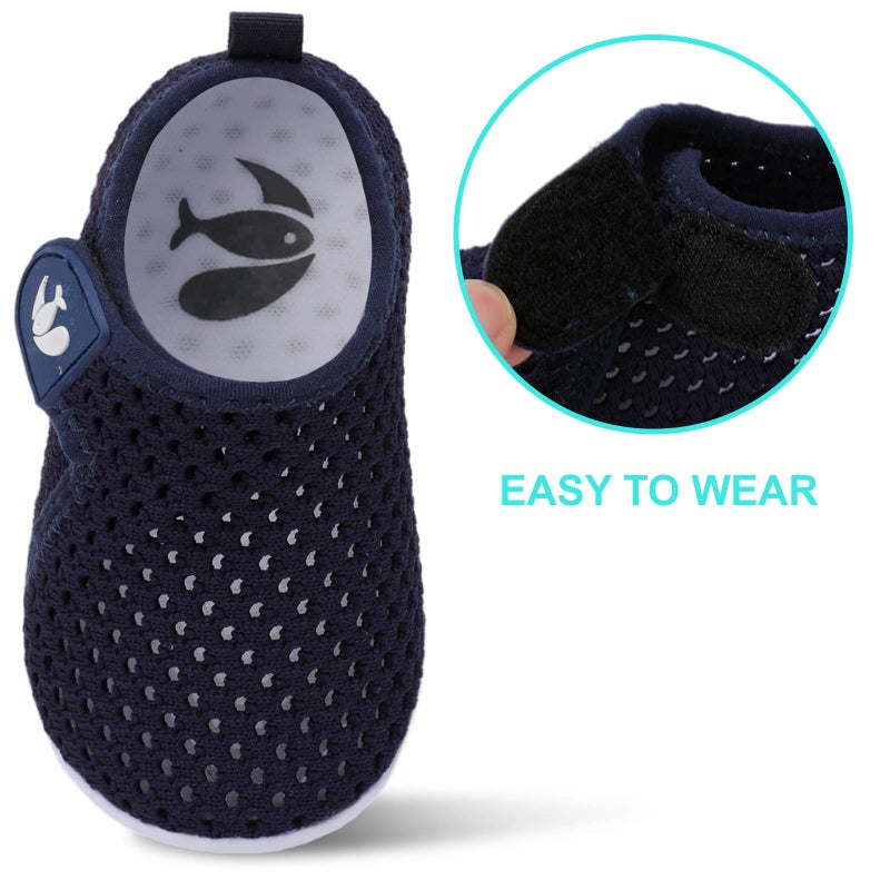 FEETCITY Water Shoes Kids Boys and Girls Aqua Socks Quick Dry Barefoot for Beach Outdoor Sports Toddler 7 - Image 5