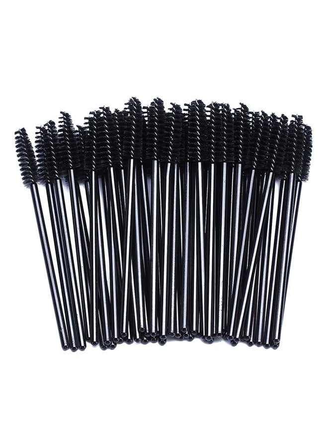 CYTHERIA 100-Piece Disposable Eyelash Mascara Applicator Wand Brush Black - Image 1