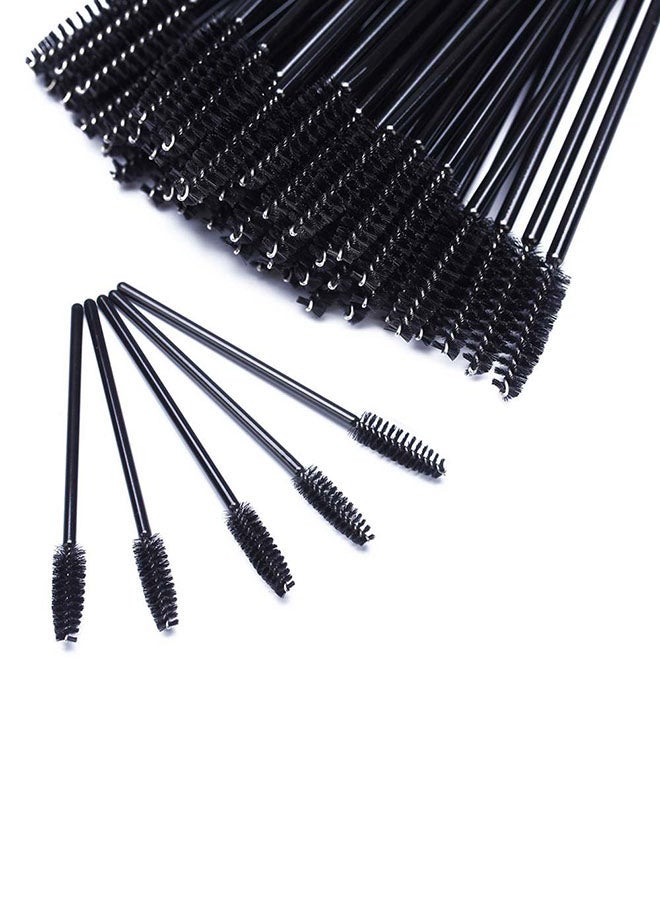 CYTHERIA 100-Piece Disposable Eyelash Mascara Applicator Wand Brush Black - Image 4