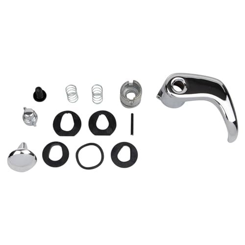 TRQ Locking Vent Window Handle Kit Left LH Compatible with Chevy GMC Blazer Jimmy Suburban Truck - Image 1