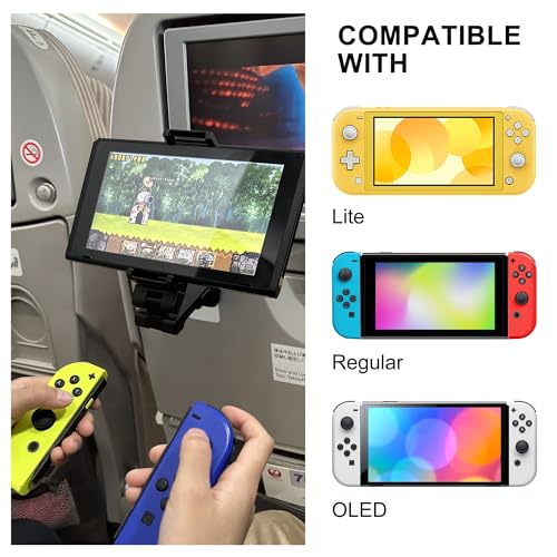 Perilogics Gen 2 Airplane Phone Holder Mount – Silent Hands-Free Travel Phone Stand, Travel Essential for Flying, 360° Adjustable Tray Table Phone Holder Fits iPhone, Android & Gaming Devices - Image 3
