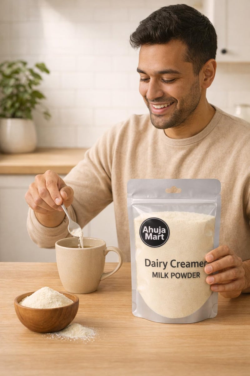 Ahuja Mart Ahuja Everyday Dairy Creamer Pouch 100G | Everyday Dairy Creamer, Everyday Dairy Whitener, Everyday Dairy Whitener Milk Powder | Rich & Creamy Taste | Premium Instant Milk Powder for Tea, Coffee & Beverages - Image 4