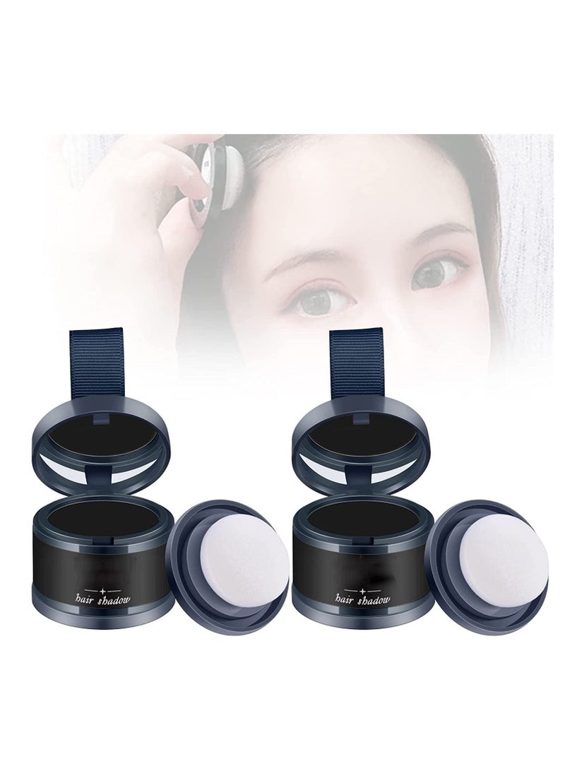 Y&D Hairline Powder Magical Instantly Hair Line Shadow Quick Cover Root Concealer with Puff Touch Up for Thinning Waterproof 2Pcs - Image 1
