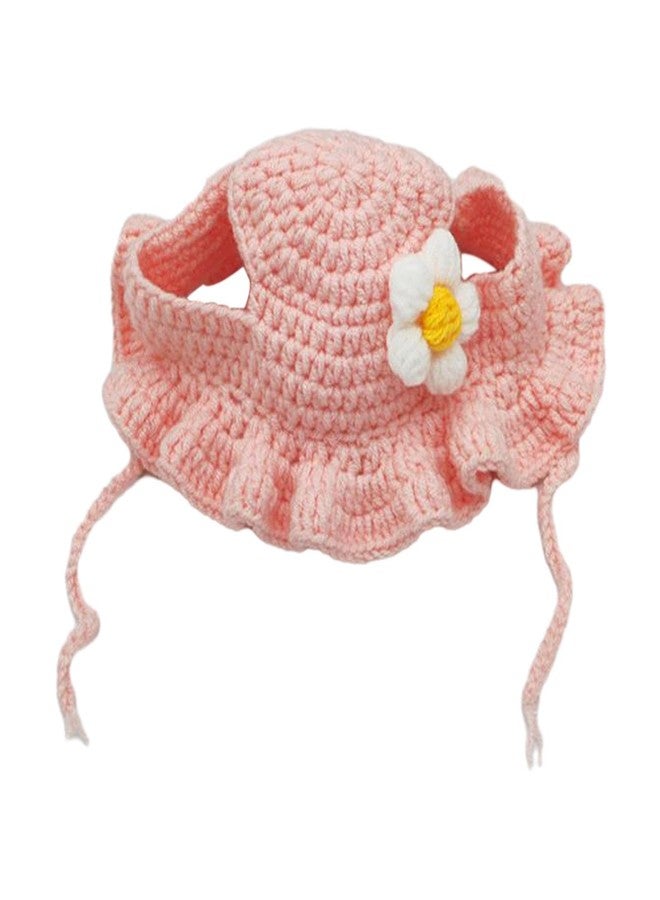ZOOMELLA Adorable Cat Hat Party Costume Accessory Winter Pet Hat for Cats Puppy Party Pink S - Image 5