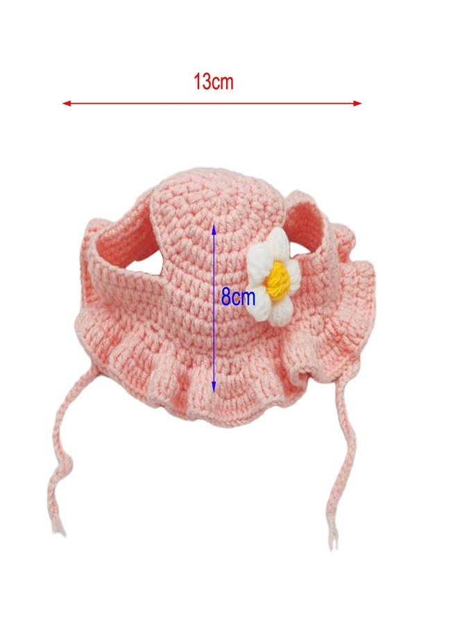 ZOOMELLA Adorable Cat Hat Party Costume Accessory Winter Pet Hat for Cats Puppy Party Pink S - Image 2