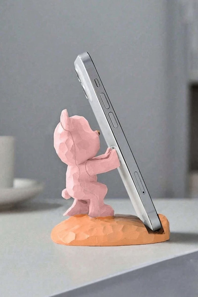 Bear Shaped Phone Stand – Cute Desk Holder for Smartphones, Decorative Gift for Home or Office - Image 5