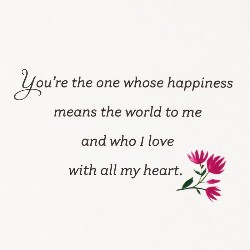 Hallmark Romantic Valentine's Day Card for Her (You're the One) for Anniversary, Love, Romantic Birthday, Sweetest Day - Image 4