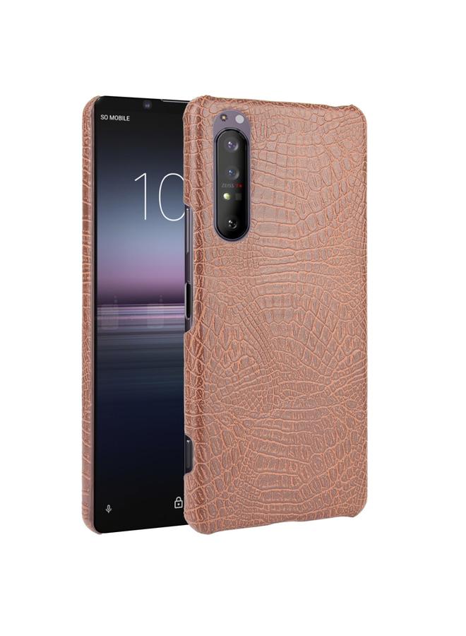 erorex Case For Sony Xperia 1 II Shockproof Crocodile Texture PC + PU Case - Image 1