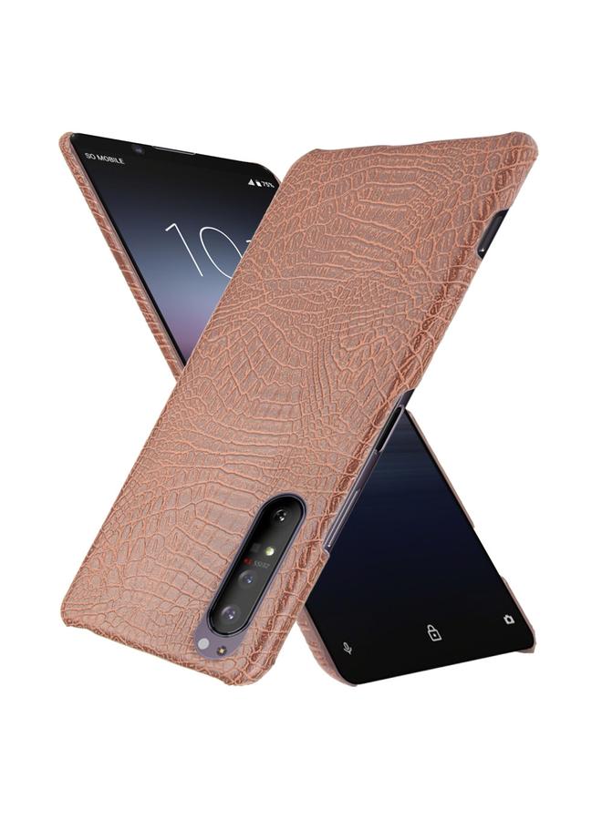 erorex Case For Sony Xperia 1 II Shockproof Crocodile Texture PC + PU Case - Image 2