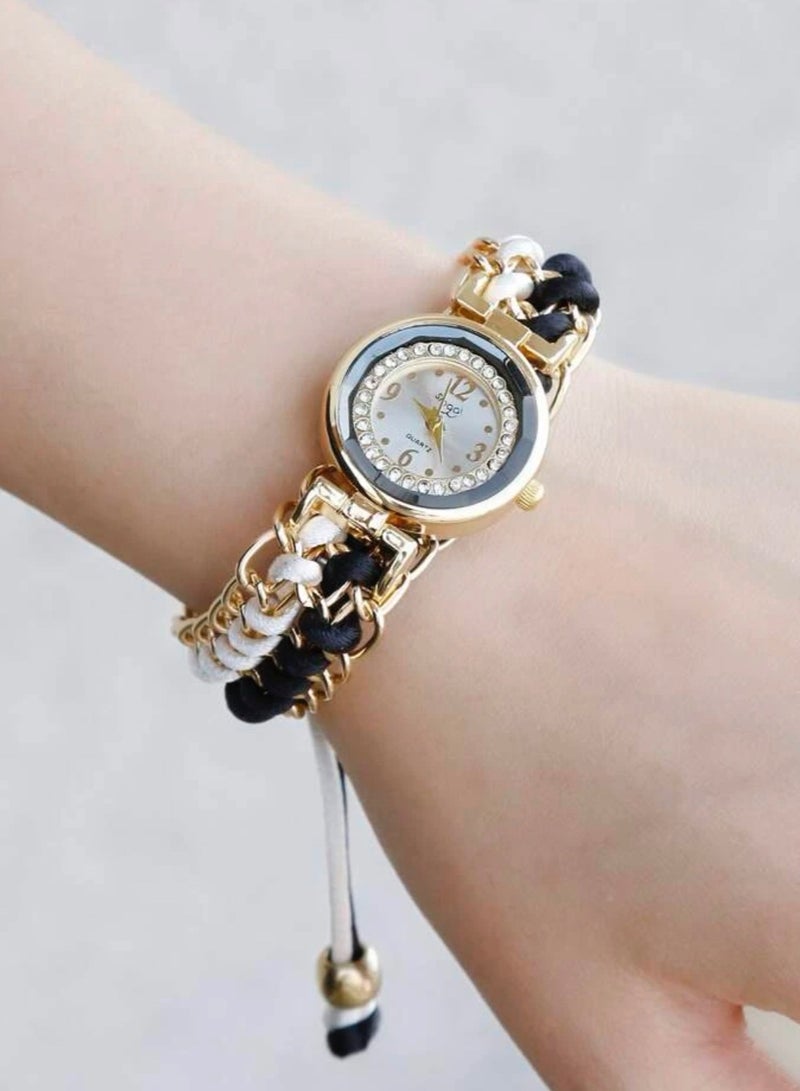 سلوجي ساعة نسائية أنيقة وعصرية بسوار قابل للتعديل - Image 1