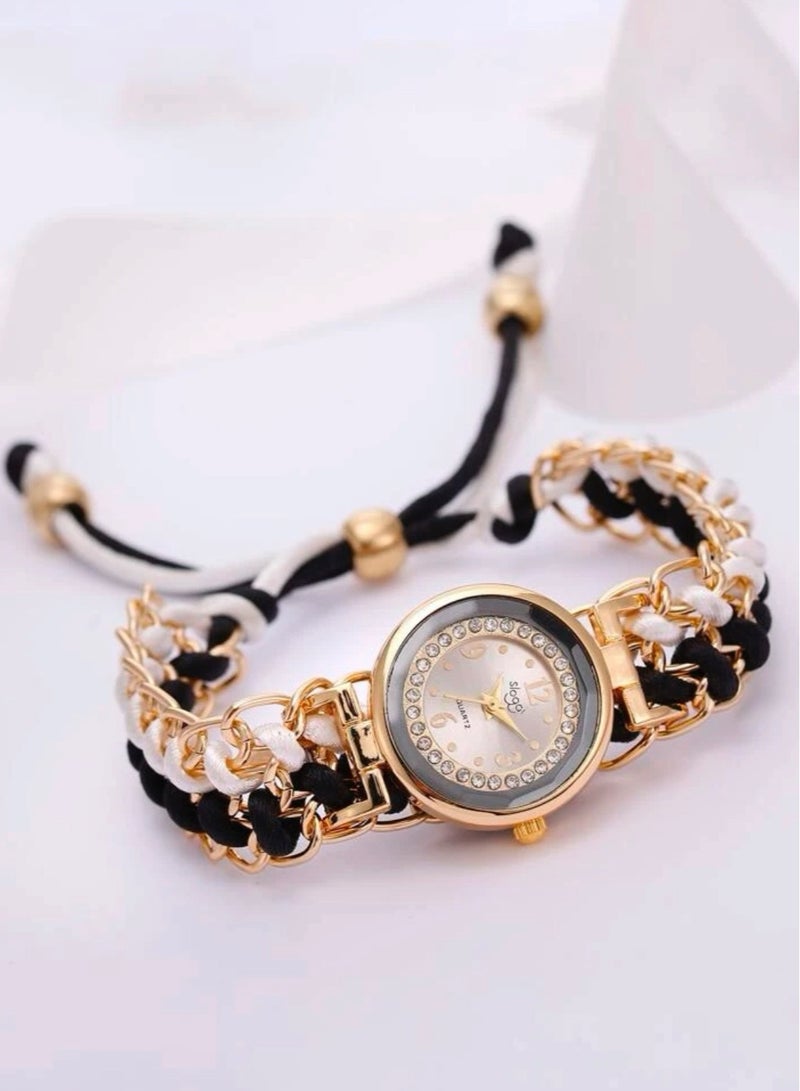 سلوجي ساعة نسائية أنيقة وعصرية بسوار قابل للتعديل - Image 2