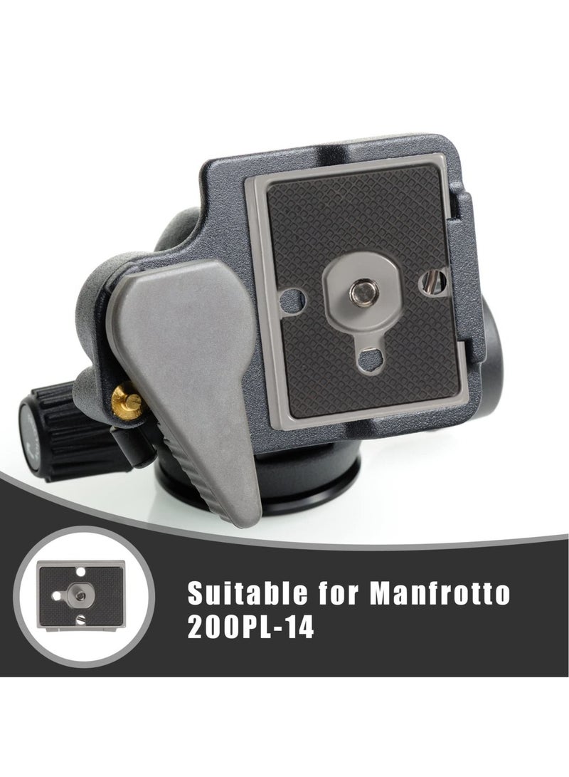 200PL-14 Quick Release Plate, 2 Pieces Universal Tripod Plate, RC2 Quick Release Plate, with 1/4 Inch Screw for Camera Tripod Ball Head - Image 5