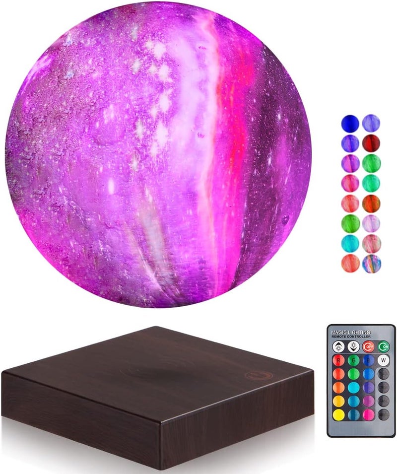VGAzer Levitating Moon Lamp16 Colors Galaxy Moon 6inch - Image 1