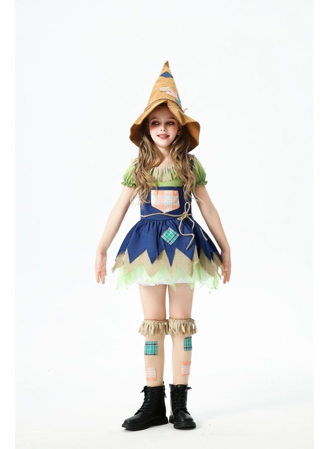 Loquat Kids Scarecrow Costume Dress - Image 2