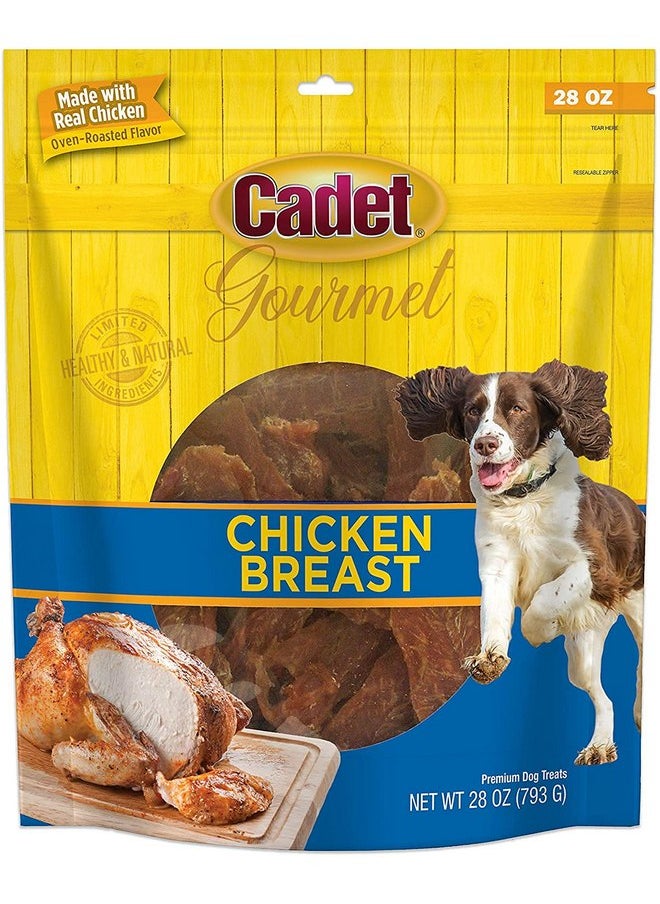 Cadet Cadet Chicken Breast Jerky Dog Treats, 28 Ounces Per Bag (2 Pack)  - Image 1