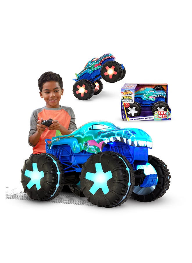 Hot Wheels - HW R/C 1:15 Monster Truck Mega Wrex Alive - Image 1