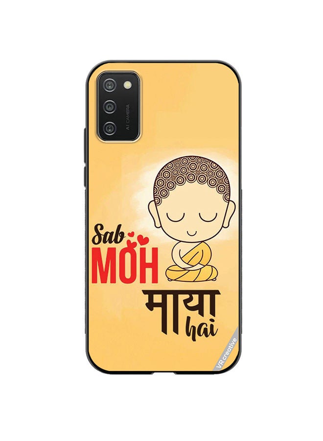 VR CREATIVE Protective Case Cover For Samsung Galaxy A03s Sab Moh Maya Hai Design Multicolour - Image 1