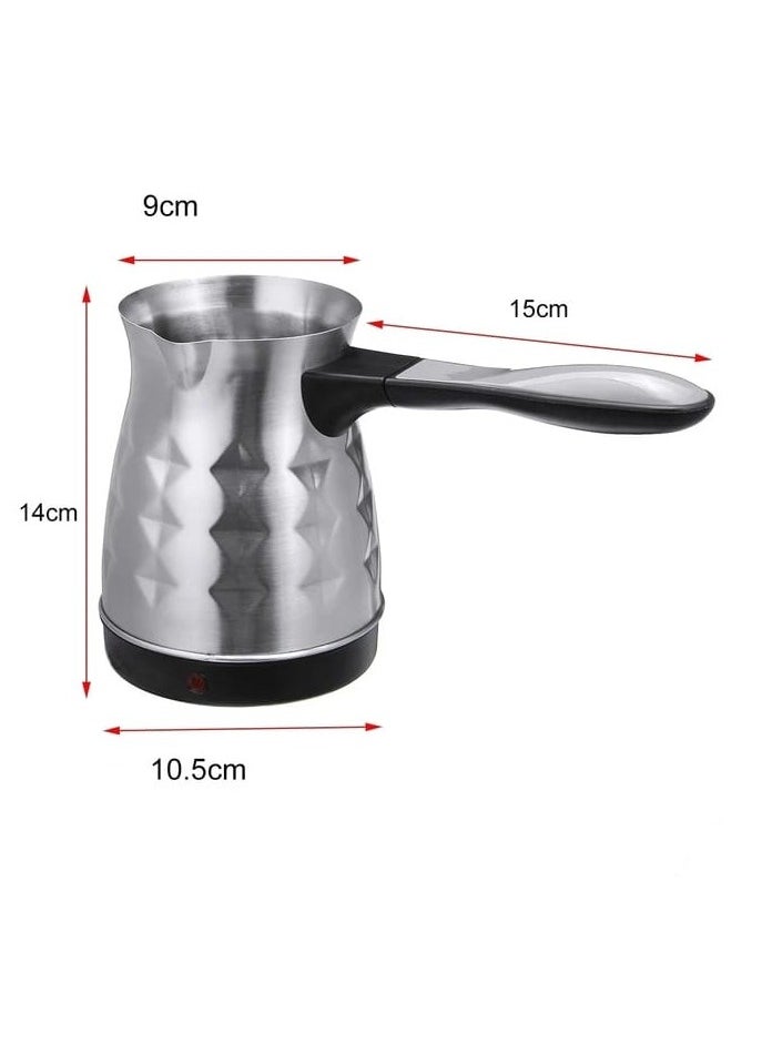 Generic Turkish Coffee Maker Electric 800W Coffee Pot 5 Cups, Traditional Turkish Coffee with Automatic Shut-Off Stainless Steel Design, Easy to Use and Clean, Perfect for Authentic Turkish Coffee at Home  - Image 5