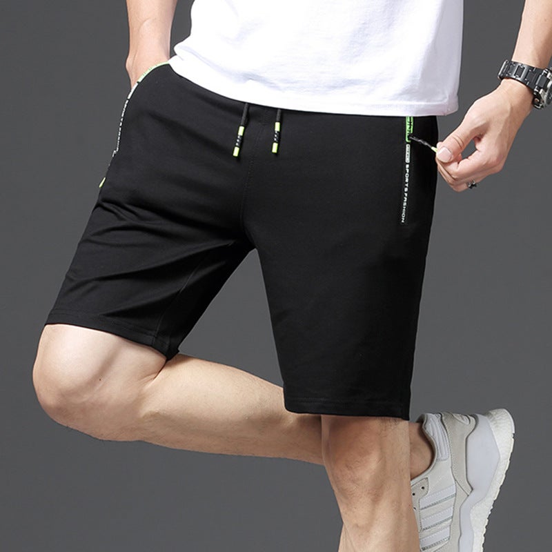 Summer New Five-point Pants Boys Casual Knitted Pants Teenager American Trendy Sports Pants Cross-border Large Size Shorts - Image 2
