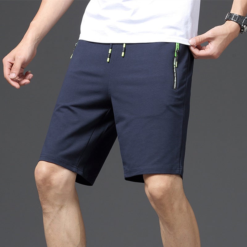Summer New Five-point Pants Boys Casual Knitted Pants Teenager American Trendy Sports Pants Cross-border Large Size Shorts - Image 3