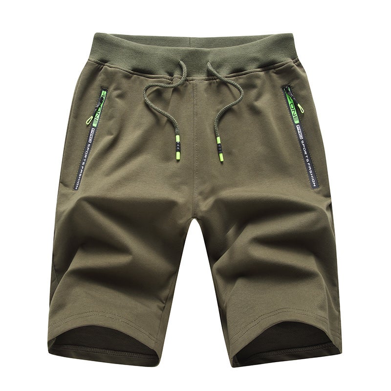 Summer New Five-point Pants Boys Casual Knitted Pants Teenager American Trendy Sports Pants Cross-border Large Size Shorts - Image 1