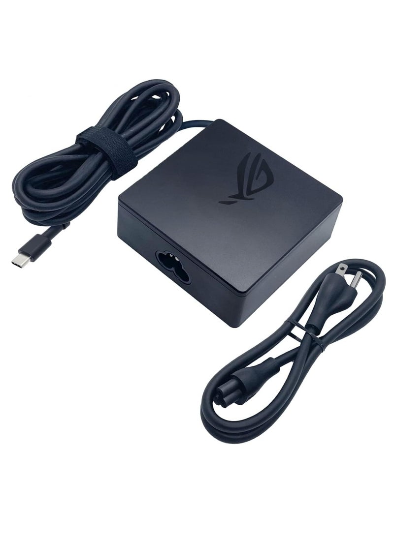 Max Power - 100W USB-C Charger for ASUS ROG: A20-100P1A Laptop AC Adapter Compatible with ASUS ROG Flow X13 Z13 GZ301 GV301 G533QM GA401QM GA503QM GX703HS ZenBook 14X 14 UM5401QA UM425QA UX425QA - 20V 5A - Image 1