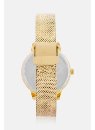 Women Marietas Grey Dial Gold Stainless Steel Bracelet Analog Watch - 36Mm - view 3