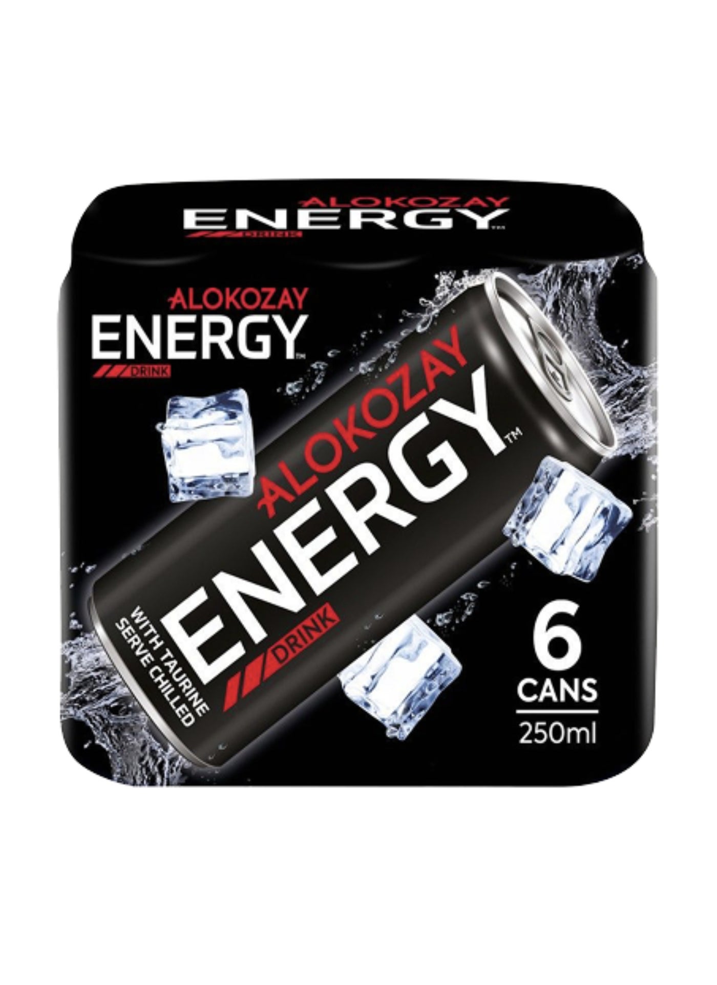 Alokozay Regular Energy Drink with Taurine Serve Chilled