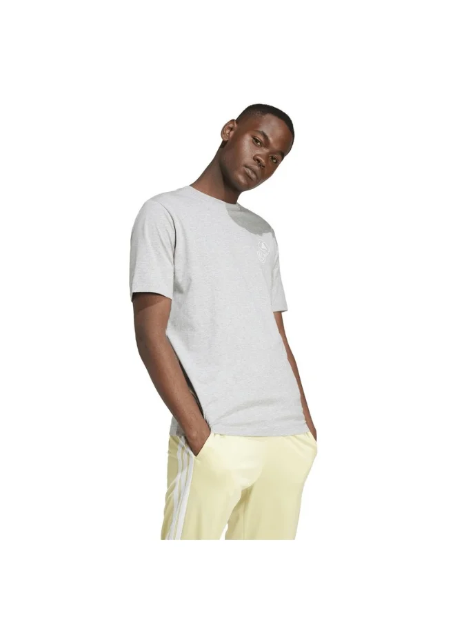 Adidas adidas M L VERB CIR T Grey Training T-SHIRTS for Men - XS
