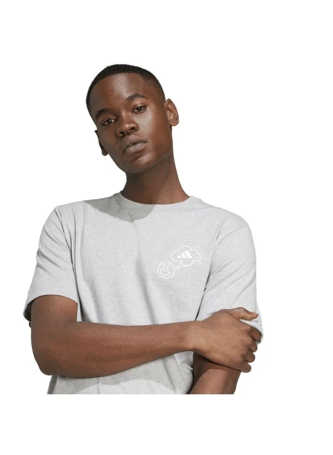 adidas Originals lounge verbiage circle men graphic t-shirt