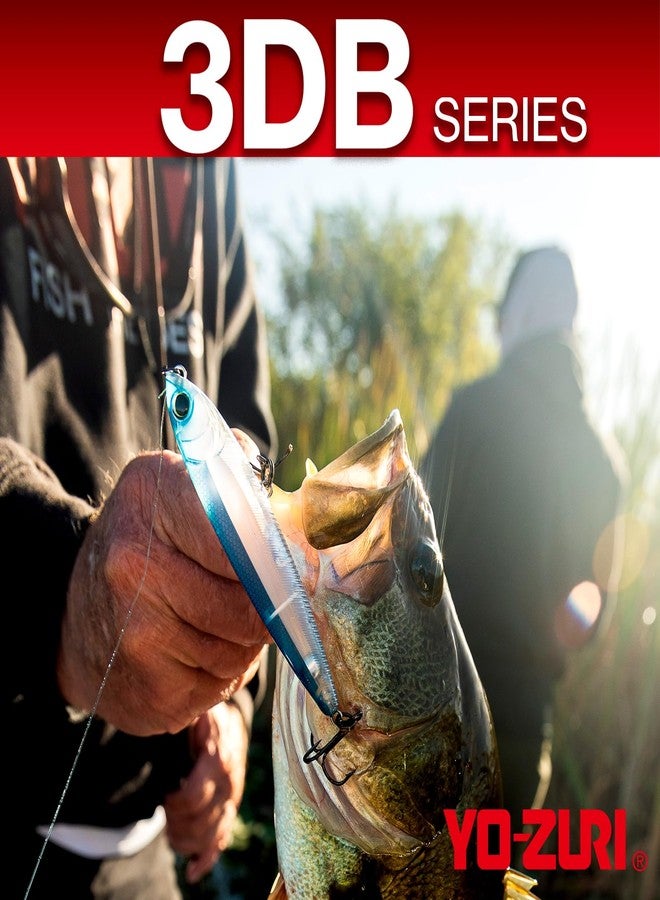 DUEL Yo-Zuri 3DB Pencil Floating Lure, Prism Shad, 4-Inch - Image 5